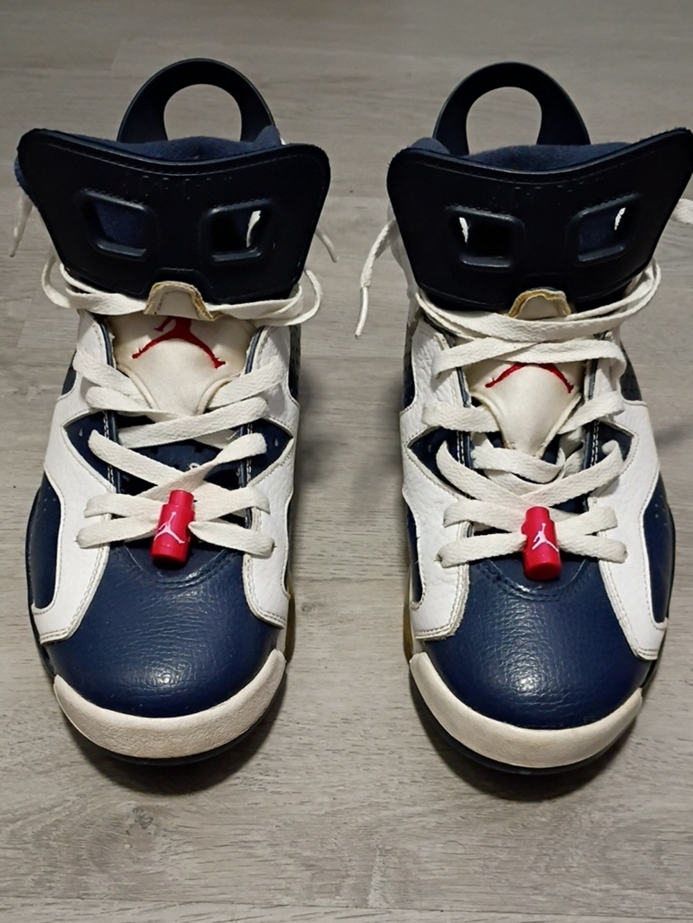 Jordan Retro 6 "Olympic ".Navy, White & Red High-Top Sneakers